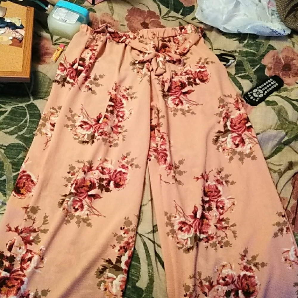 Rose pink pants
